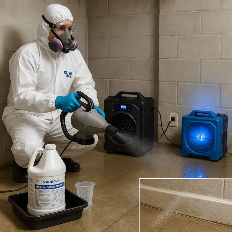 Sanitization and Odor Removal process in East Dennis, MA
