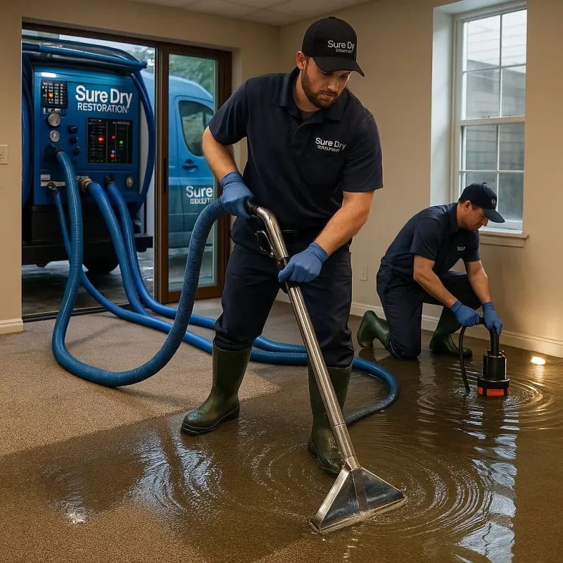 Water Extraction and Removal process in East Dennis, MA